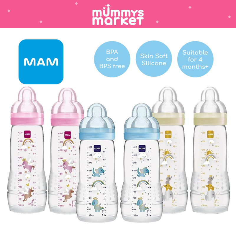 MAM Easy Active Baby Bottle 330ml - 2pcs (B733)
